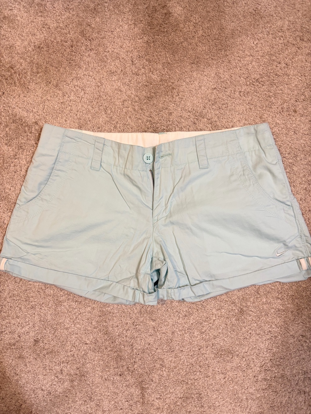 Nike Pale Blue Casual Athletic Shorts